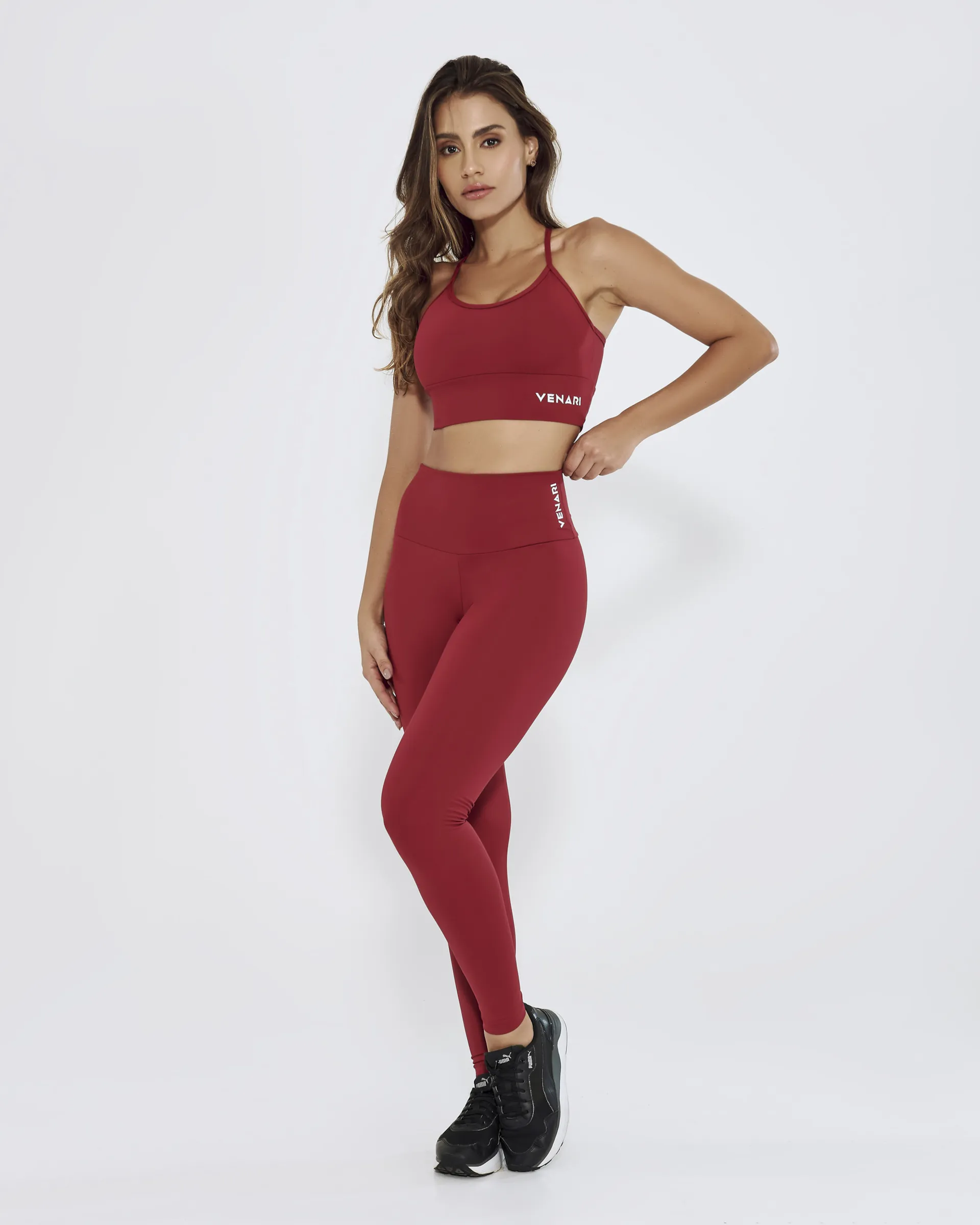 Calça Legging Básica Vinho