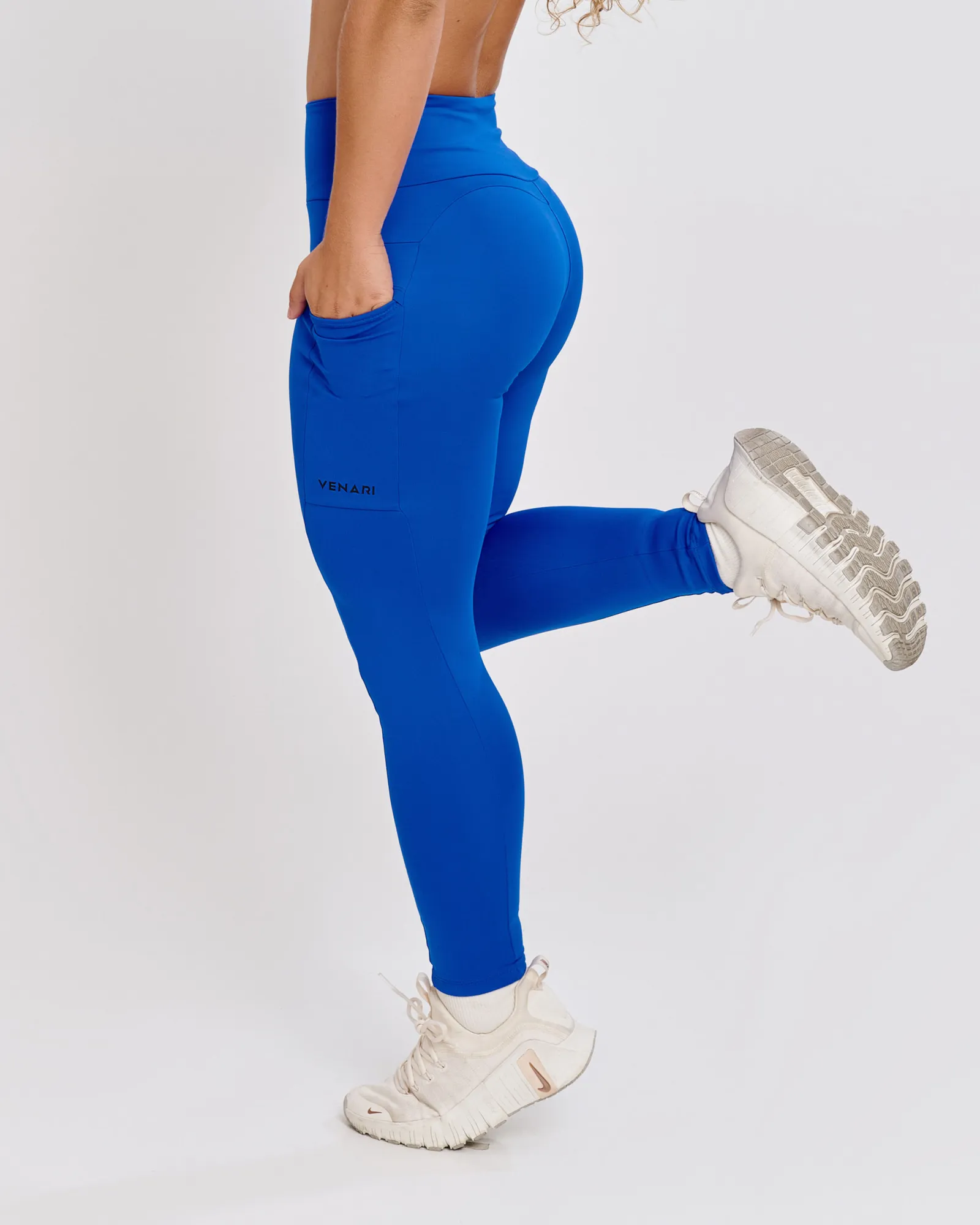 Calça Legging Bolso Ju Mamute Azul Royal