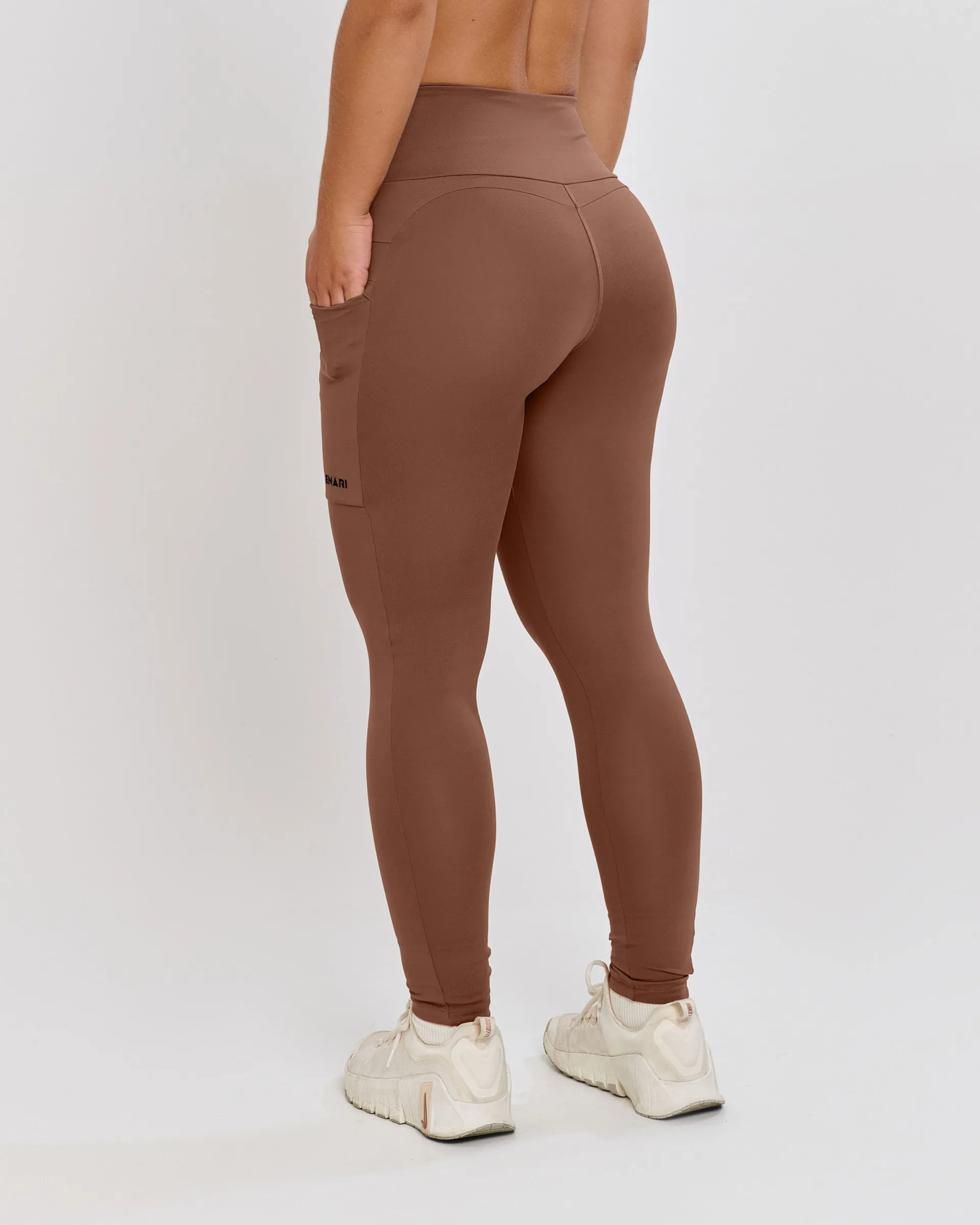 Calça Legging Bolso Ju Mamute Cacau