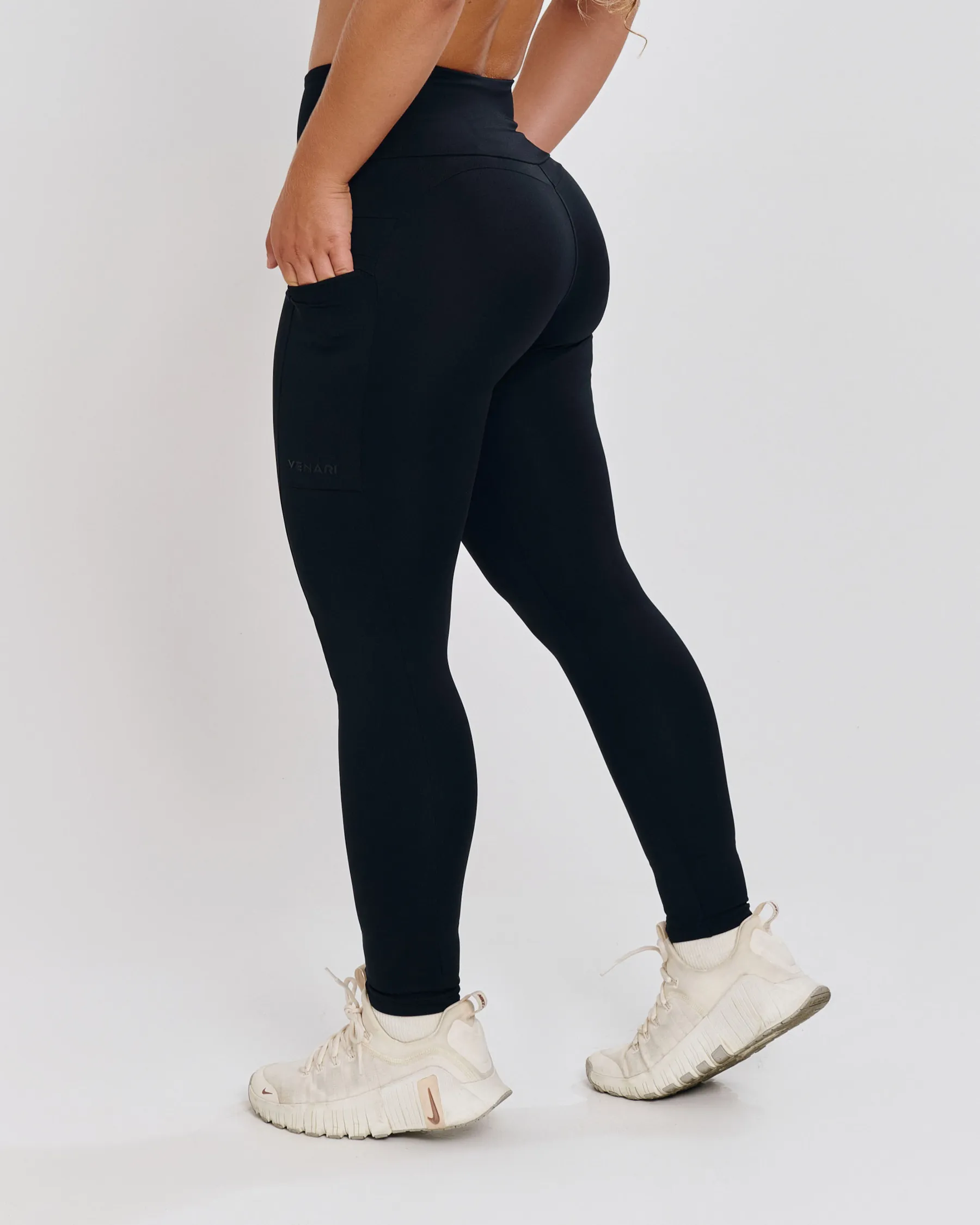 Calça Legging Bolso Ju Mamute Preta