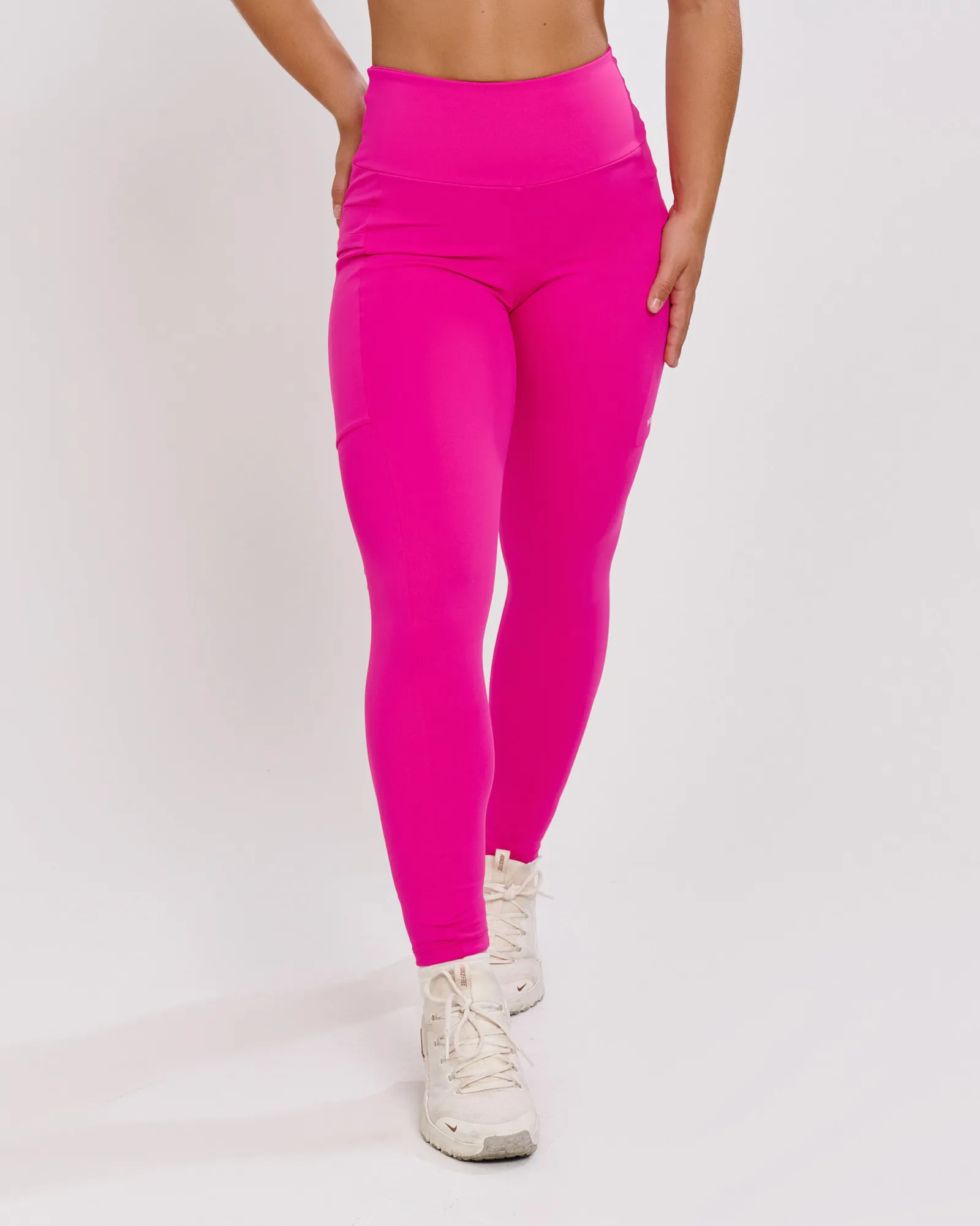 Calça Legging Bolso Ju Mamute Rosa Pink