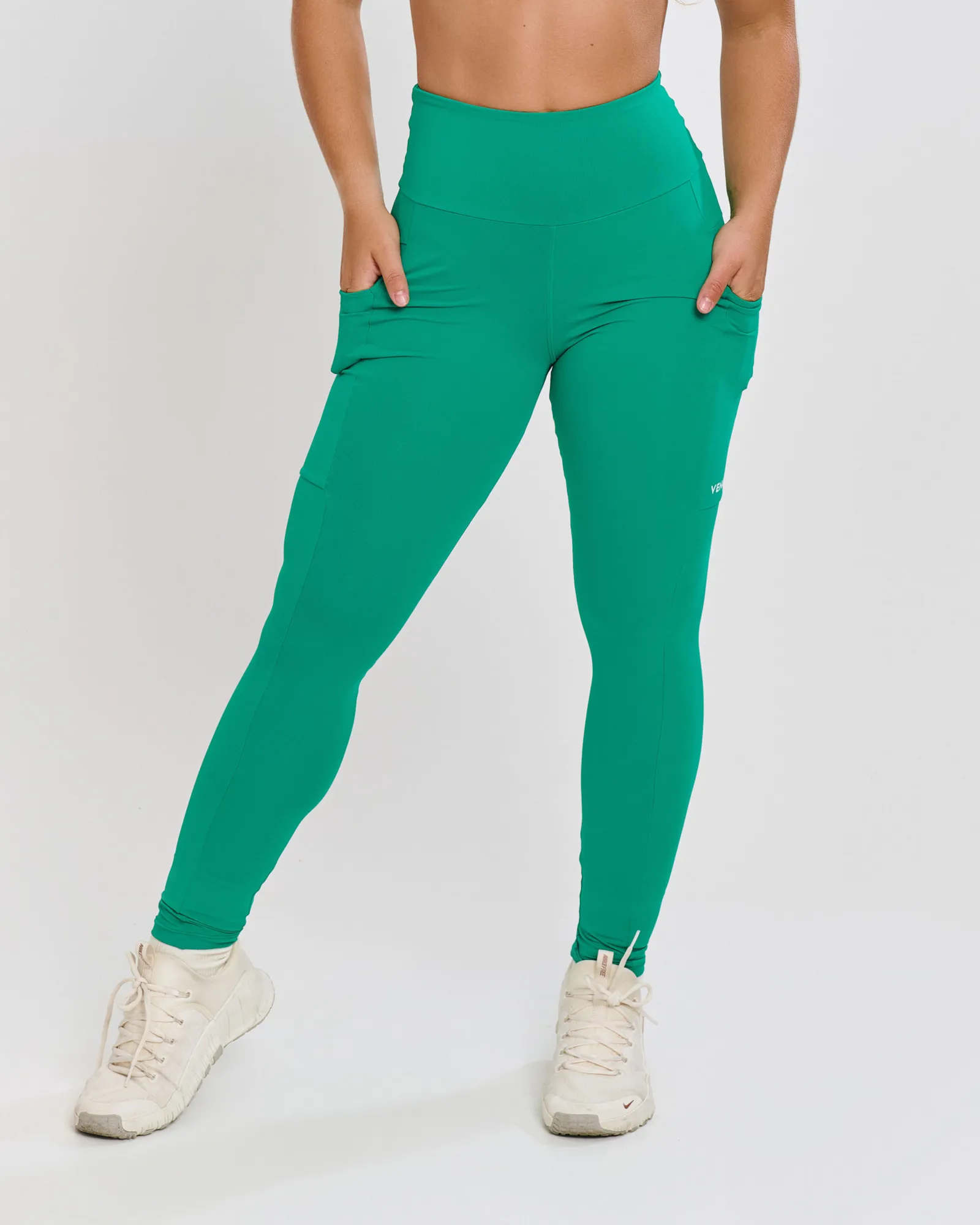Calça Legging Bolso Ju Mamute Verde Bandeira