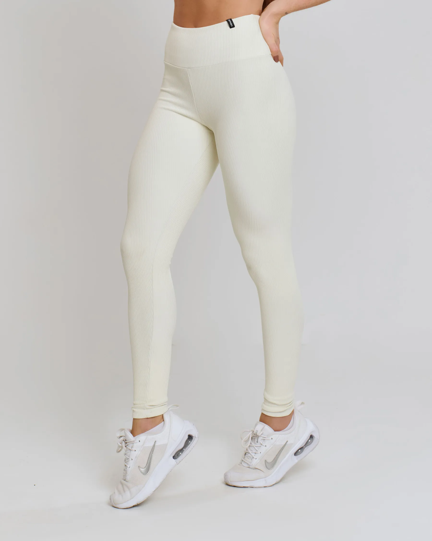 Calça Legging Canelada Eleva Off White