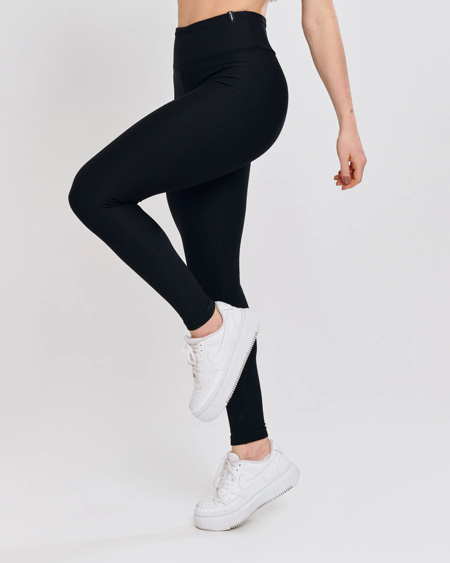 Calça Legging Canelada Eleva Preta