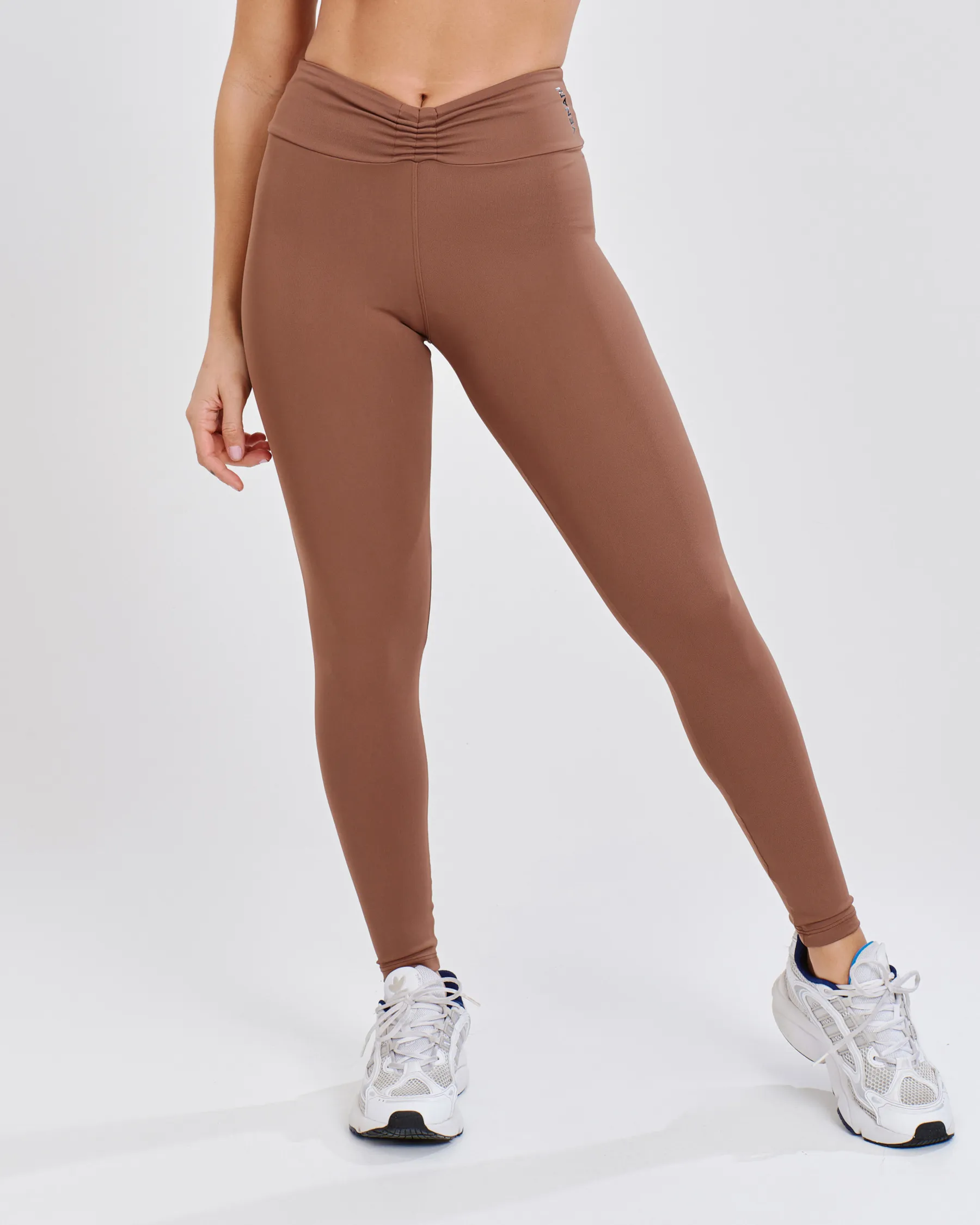 Calça Legging Cós Ajustável Cacau Essential