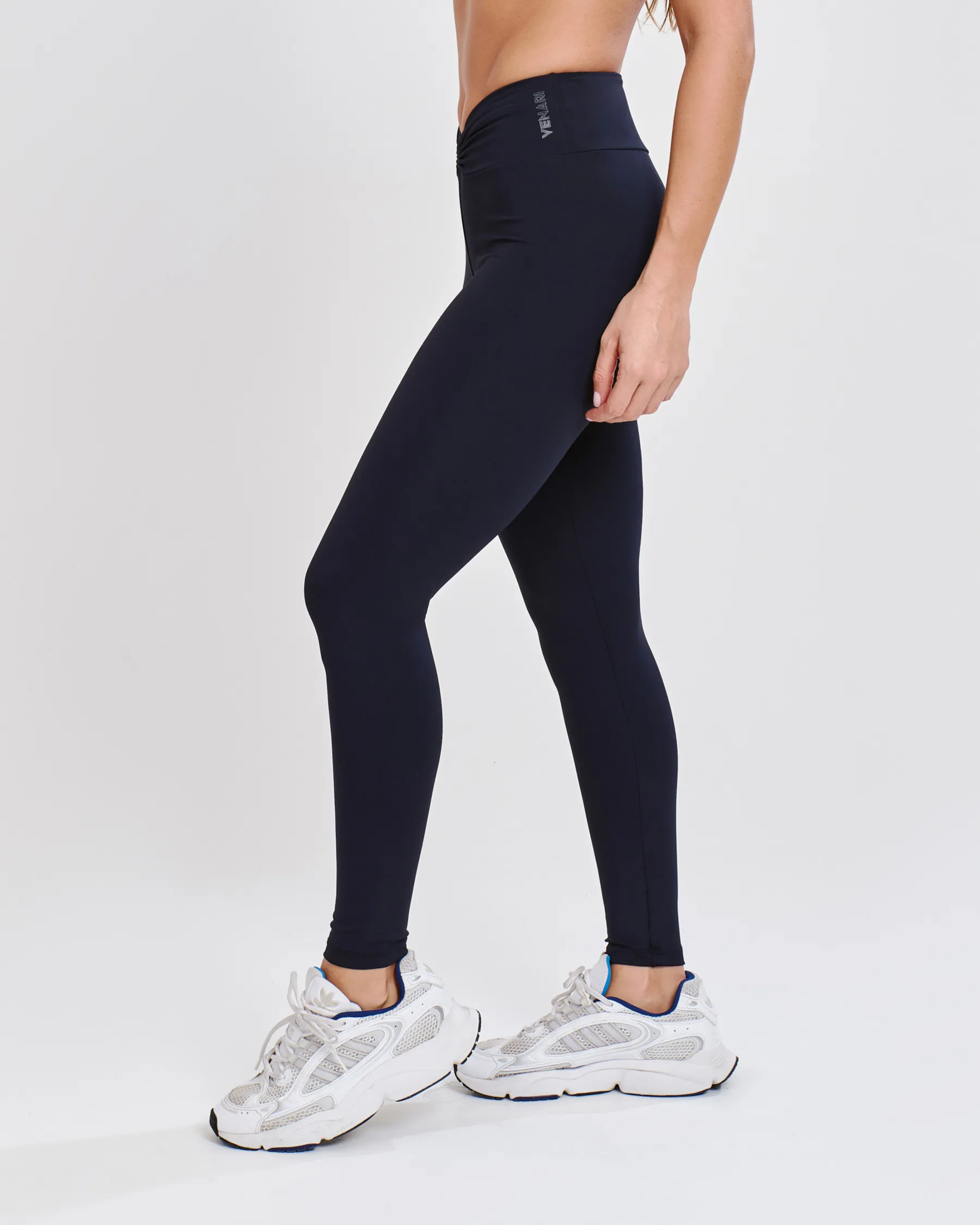 Calça Legging Cós Ajustável Preto Essential