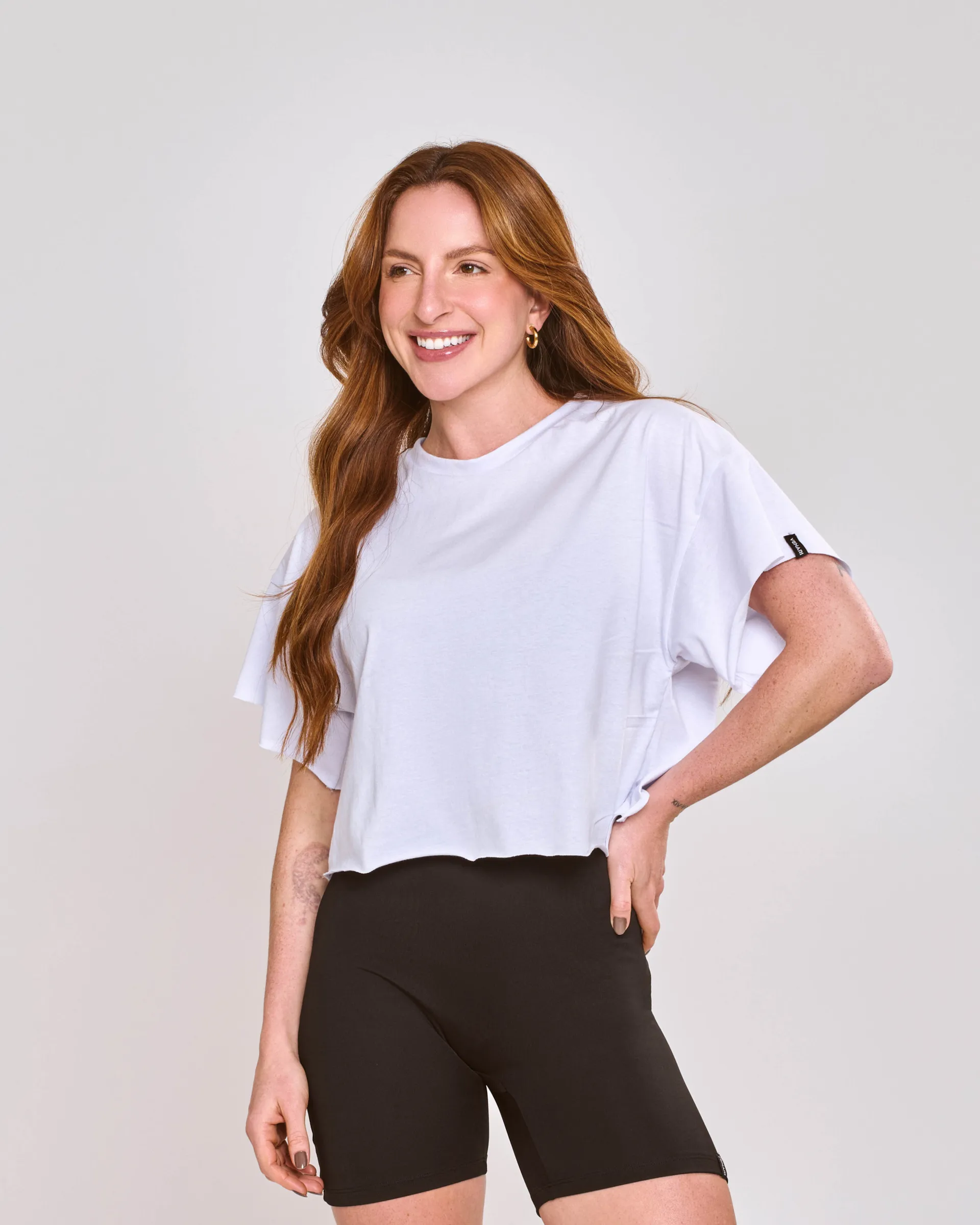 Cropped Basic Branco