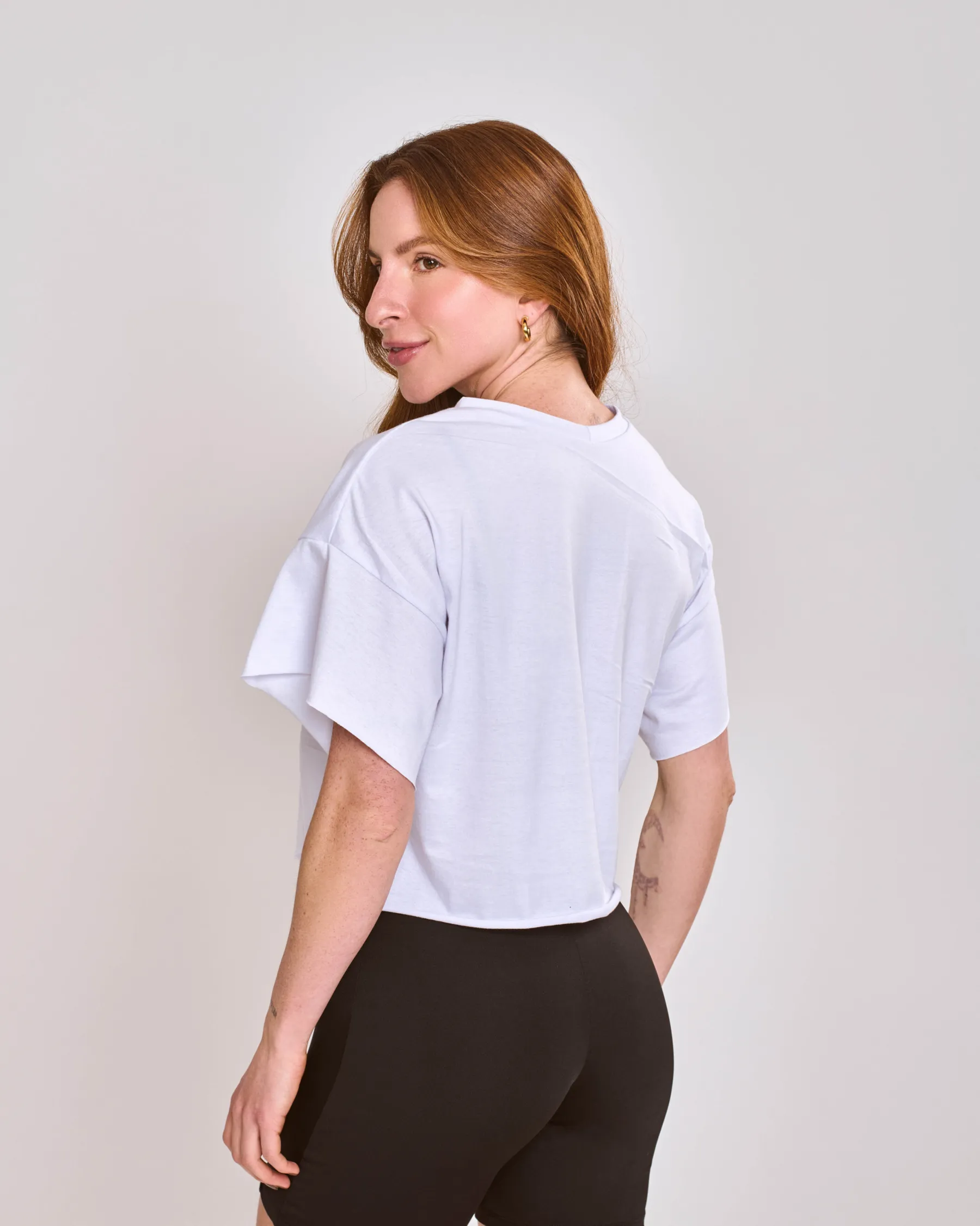 Cropped Basic Branco
