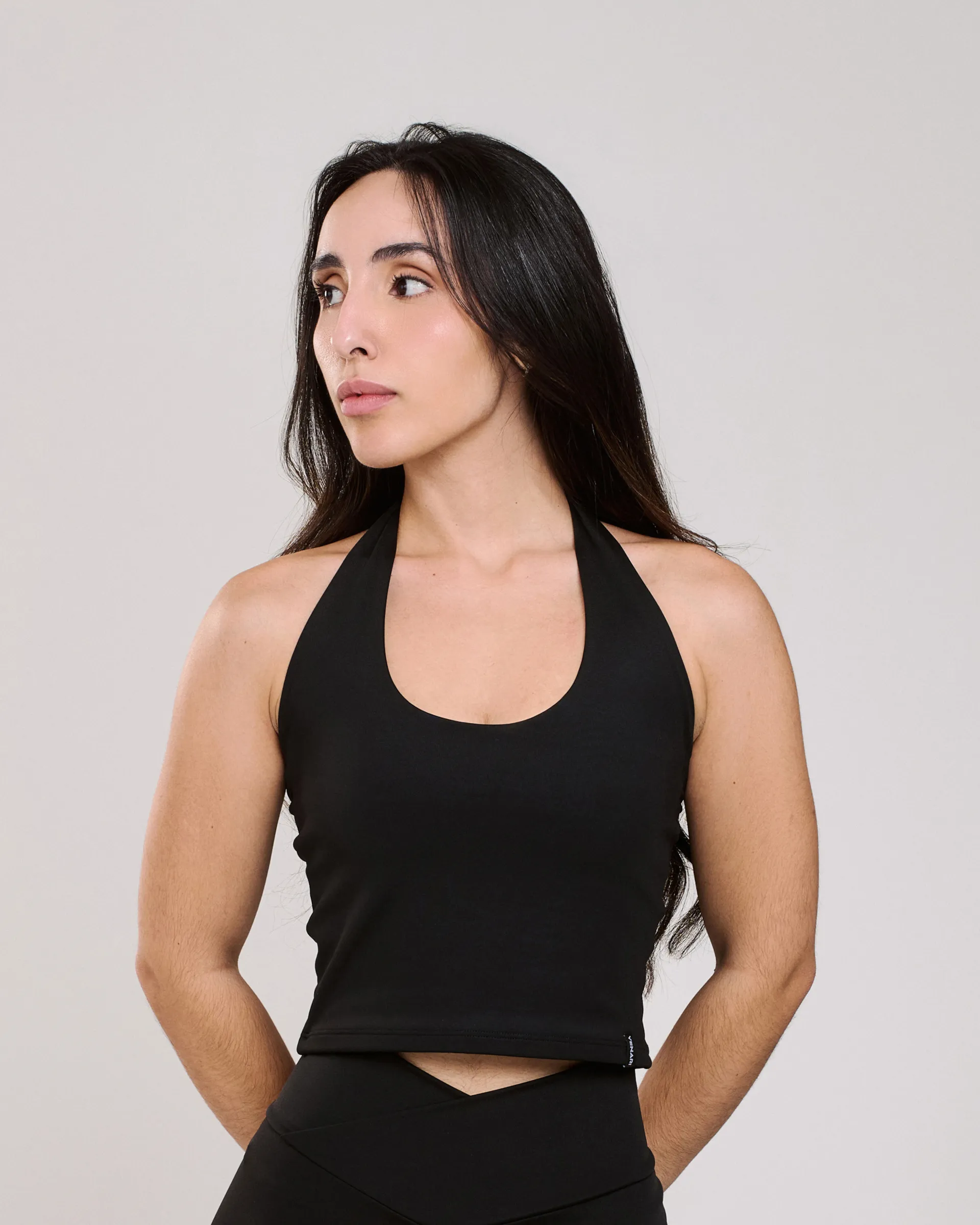 Cropped Frente Única Gab Preto