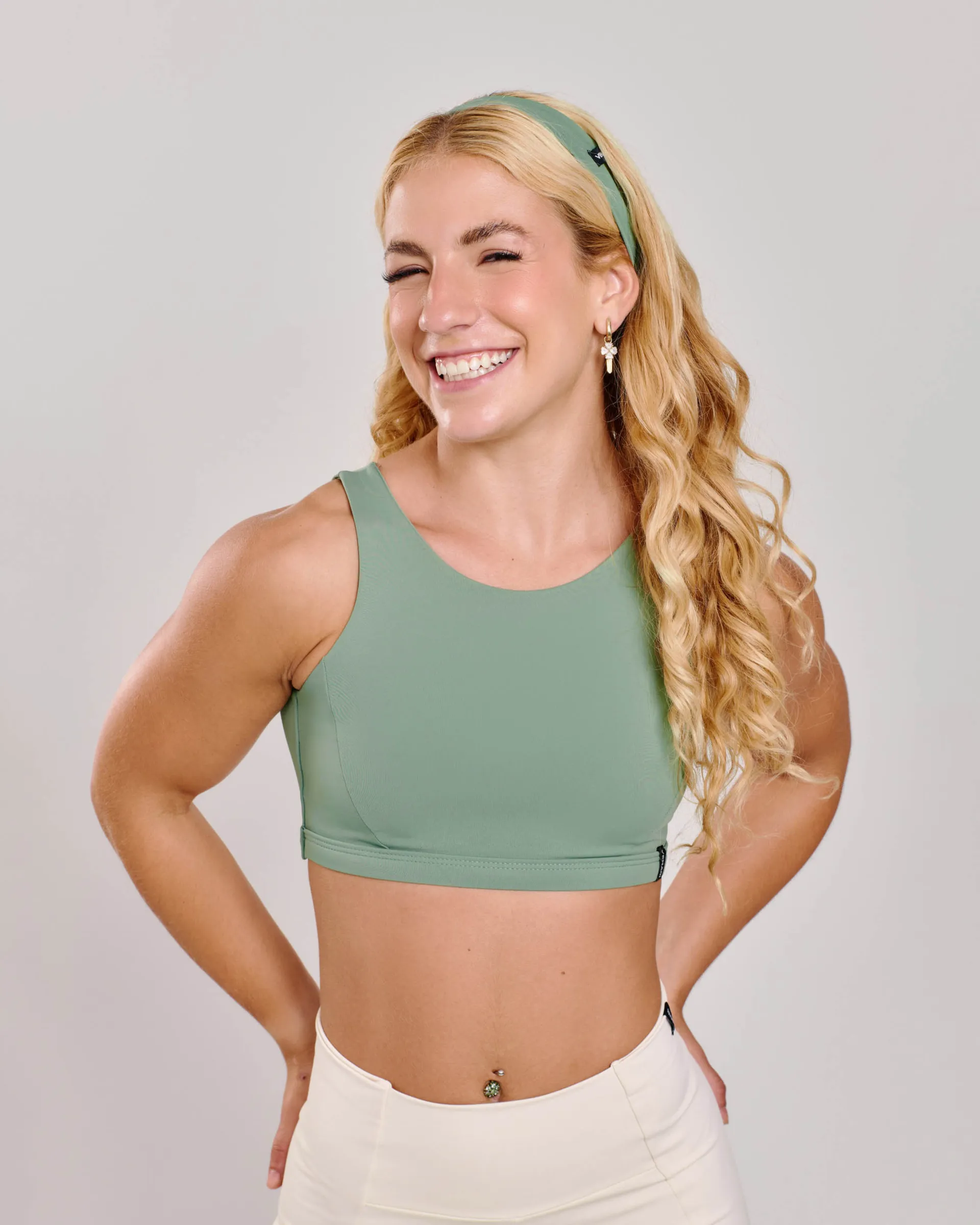 Faixa De Cabelo Aura Pistache