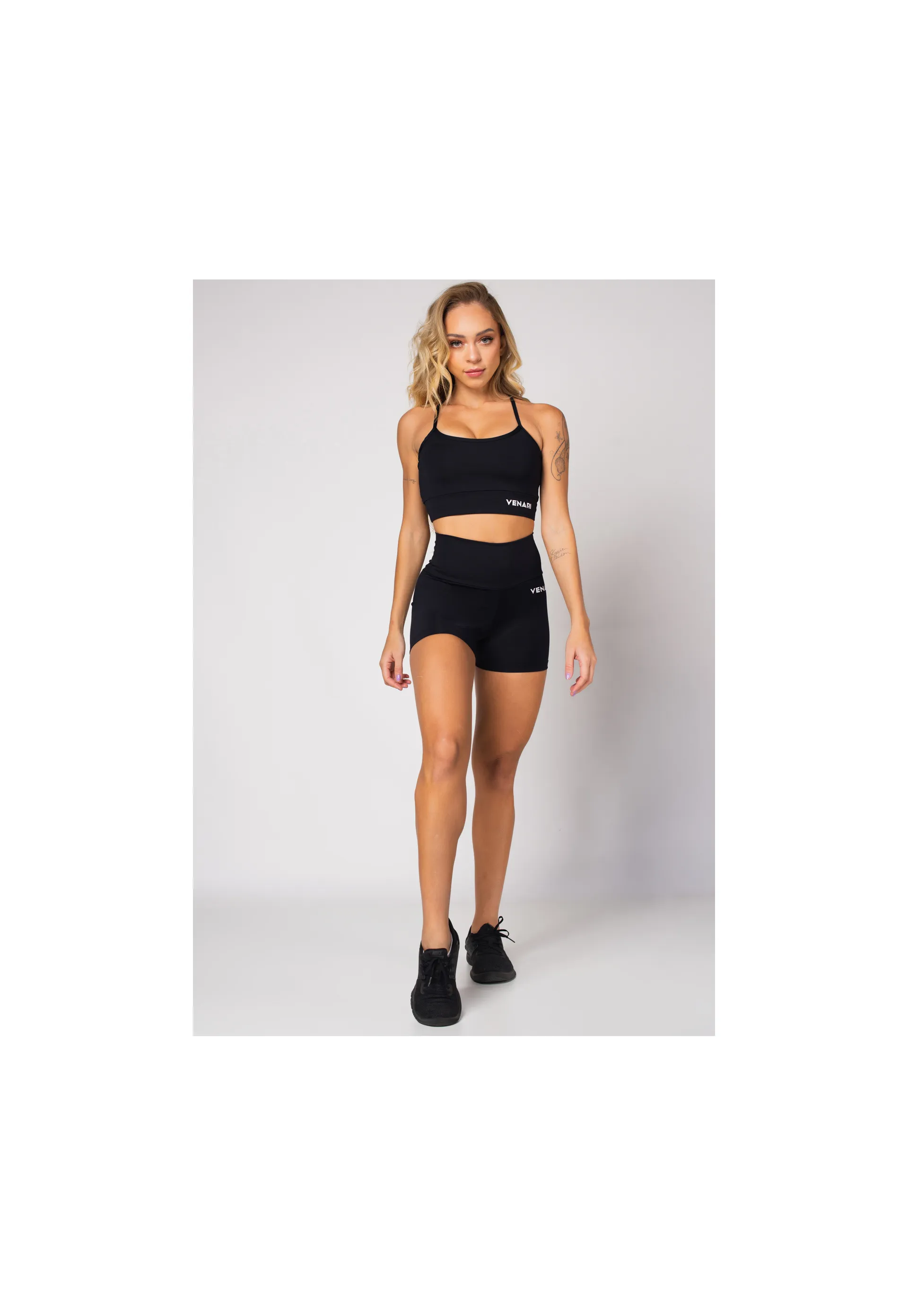 Short Básico Cós Alto Preto