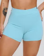 Short Isa Azul Ciano