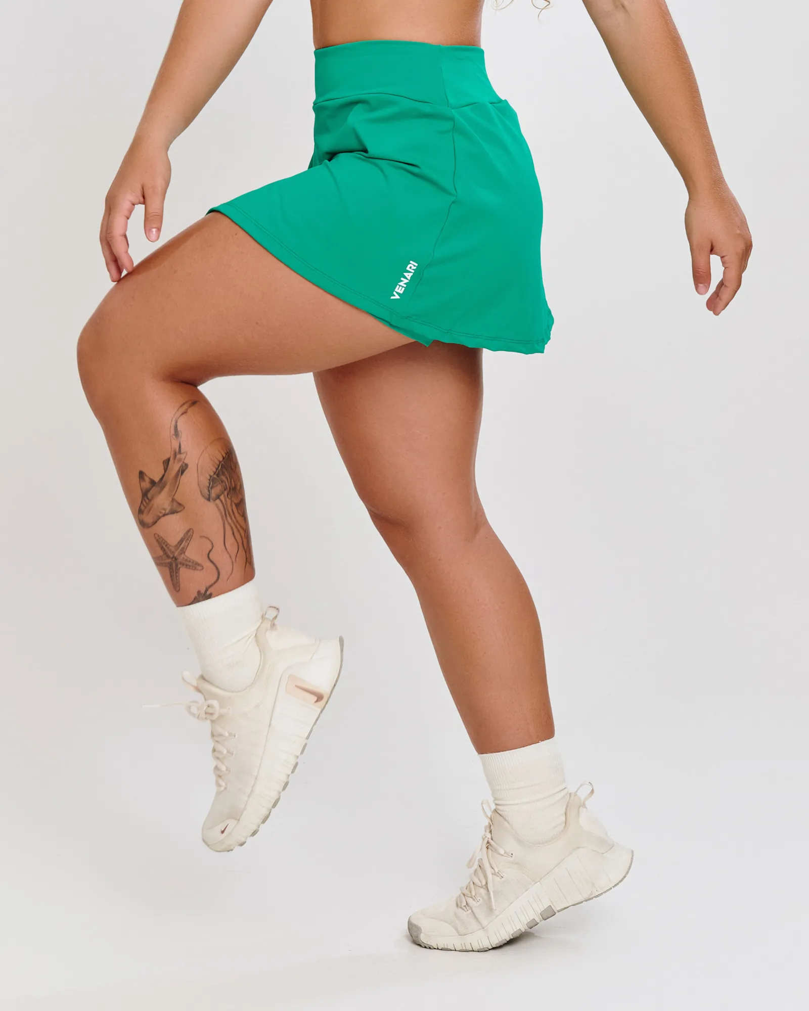 Short Saia Ju Mamute Verde Bandeira