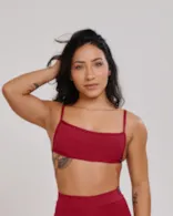 Top Aberto Isa Deep Red