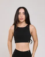 Top Cropped Gab Preto