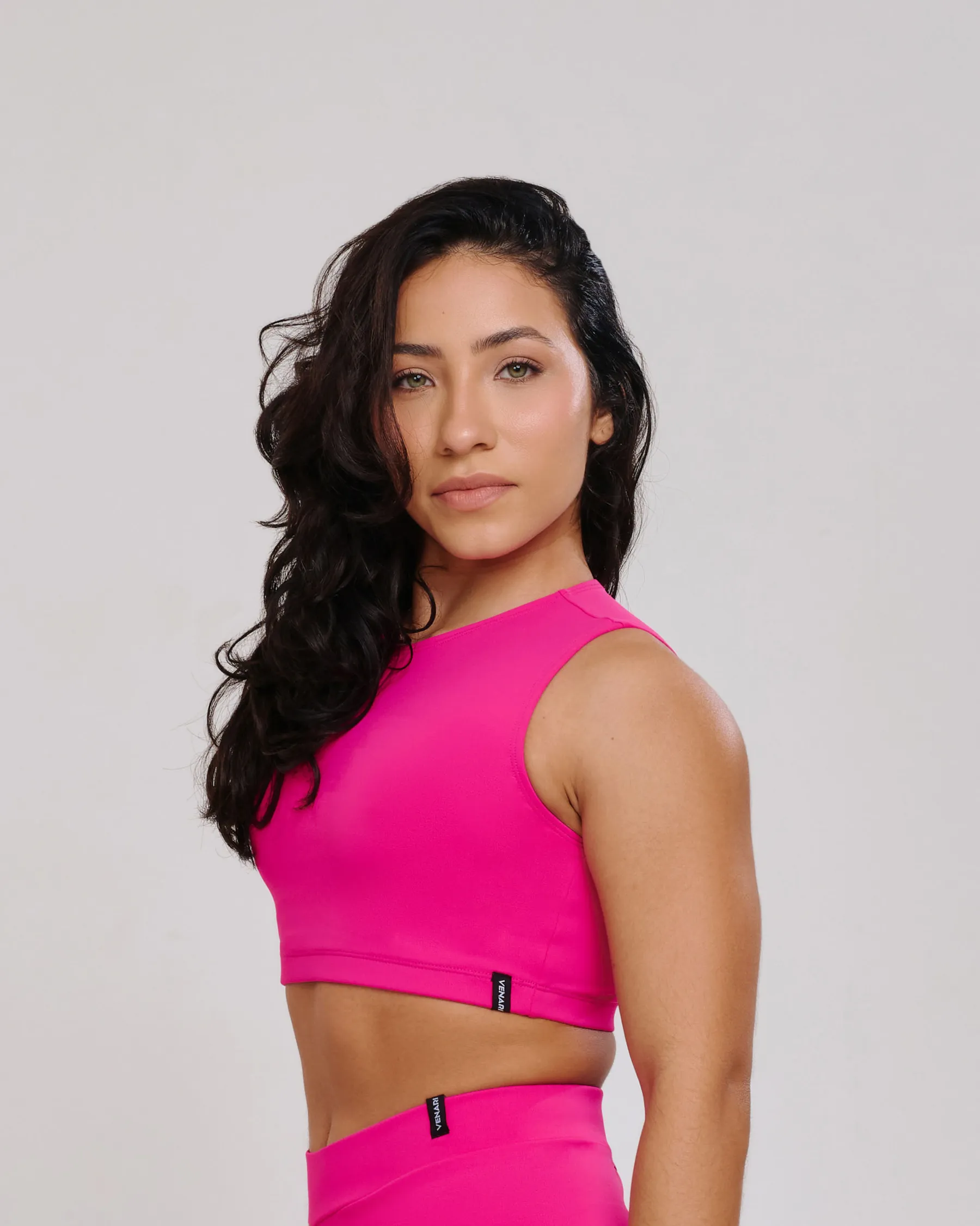 Top Cropped Isa Rosa Pink