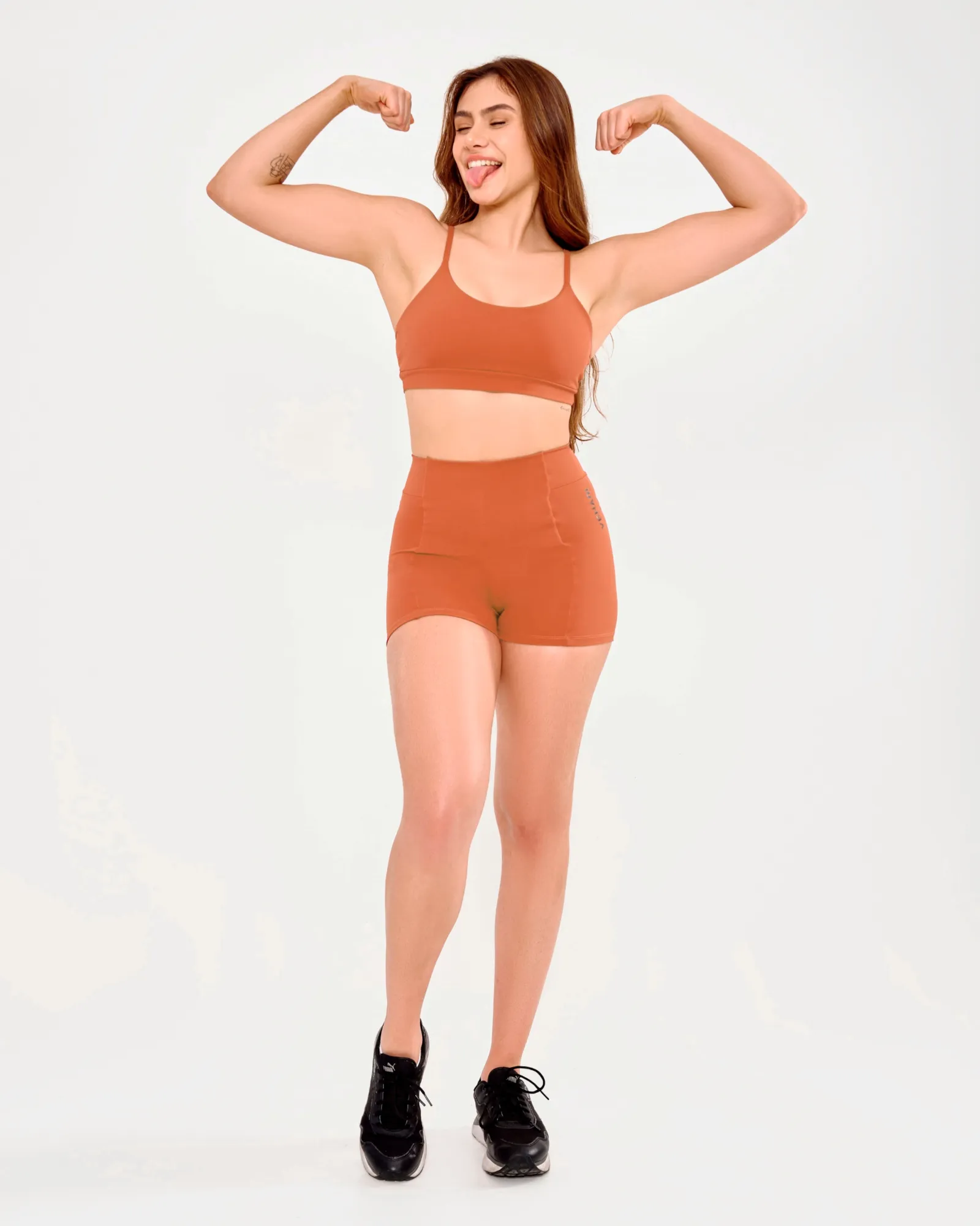 Top Cruzado Pump Terracota