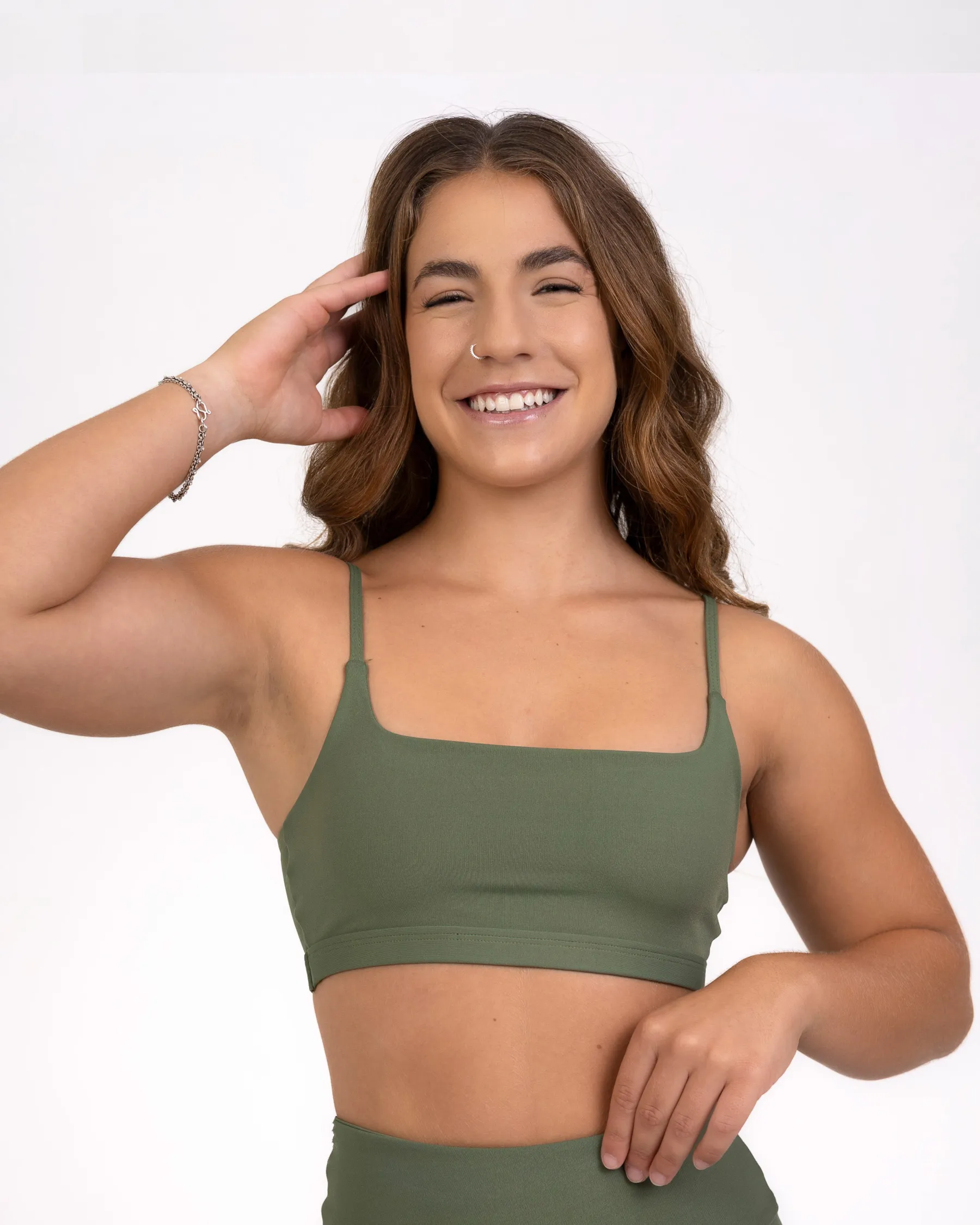 Top Reto Ju Mamute Verde Militar